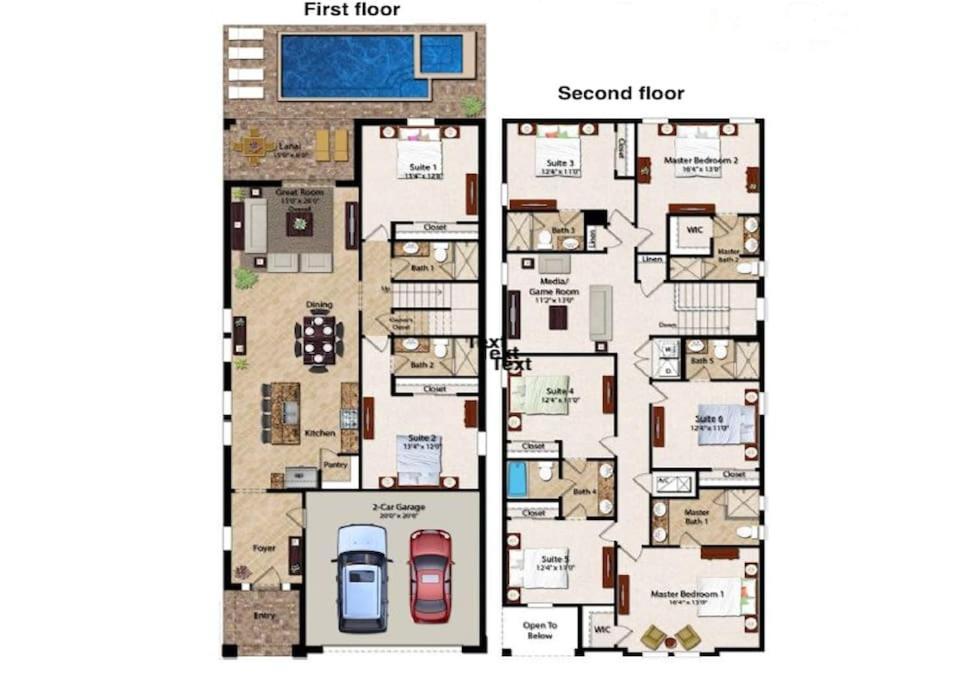491-Luxury Villa W Pool &Spa 올랜도 외부 사진